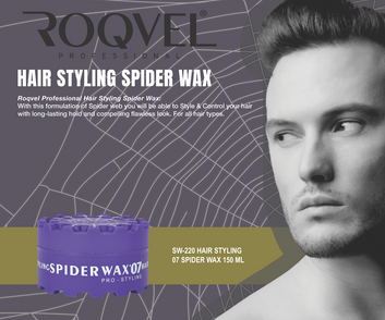 ROQVEL Aqua Hair Styling Wax 07 Spider 150ml